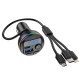 Incarcator Auto cu MP3 Player, Flippy, Port USB Fast Charge QC3.0 si Type C, PD 20W, Bluetooth, 3 Mufe de Incarcare, Negru Incarcator Auto cu MP3 Player, Flippy, Port USB Fast Charge QC3.0 si Type C, PD 20W, Bluetooth, 3 Mufe de Incarcare, Negru