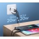 Incarcator Rapid PD QC3.0, Flippy, 2 Porturi, USB + Type C, 20W, Incarcare Rapida, Protectie Supraincalzire, 9.5 x 5.3 x 5.8 cm, Alb Incarcator Rapid PD QC3.0, Flippy, 2 Porturi, USB + Type C, 20W, Incarcare Rapida, Protectie Supraincalzire, 9.5 x 5.3 x 5.8 cm, Alb