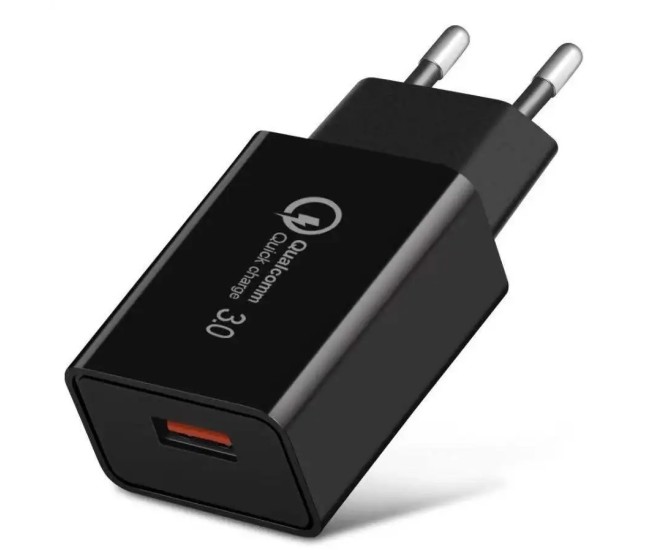 Incarcator Retea Fast Charge 5V3A, Flippy, Capat STANDARD EUROPEAN QC 3.0, 18W, Fara Cablu, Negru Incarcator Retea Fast Charge 5V3A, Flippy, Capat STANDARD EUROPEAN QC 3.0, 18W, Fara Cablu, Negru