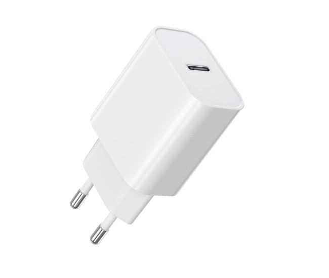 Incarcator Retea Fast Charge, Flippy, Incarcator Standard European Power Delivery 20 W, Compatibil cu iPhone 8-14, Alb Incarcator Retea Fast Charge, Flippy, Incarcator Standard European Power Delivery 20 W, Compatibil cu iPhone 8-14, Alb