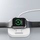 Incarcator Wireless pentru Smart iWatch, Flippy, Compatibil cu Apple iWatch 1/9, Magnetic Charger, Interfata TYPE-C, 3W, 7.5 x 7.5 x 1.2 cm, Pliabil, Alb Incarcator Wireless pentru Smart iWatch, Flippy, Compatibil cu Apple iWatch 1/9, Magnetic Charger, Interfata TYPE-C, 3W, 7.5 x 7.5 x 1.2 cm, Pliabil, Alb