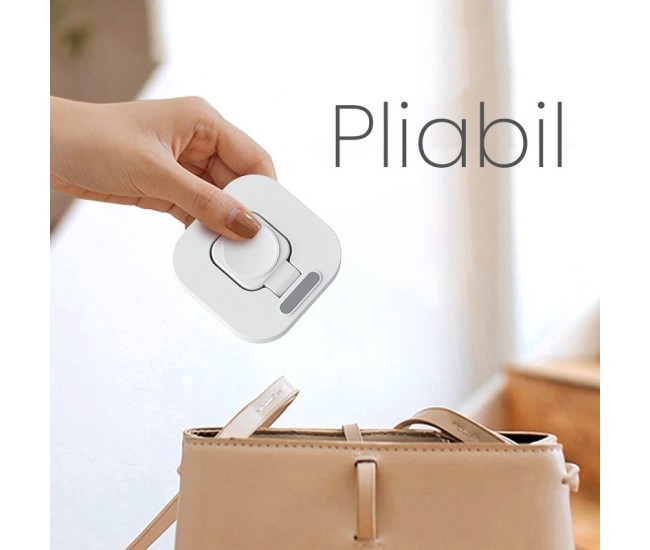 Incarcator Wireless pentru Smart iWatch, Flippy, Compatibil cu Apple iWatch 1/9, Magnetic Charger, Interfata TYPE-C, 3W, 7.5 x 7.5 x 1.2 cm, Pliabil, Alb Incarcator Wireless pentru Smart iWatch, Flippy, Compatibil cu Apple iWatch 1/9, Magnetic Charger, Interfata TYPE-C, 3W, 7.5 x 7.5 x 1.2 cm, Pliabil, Alb