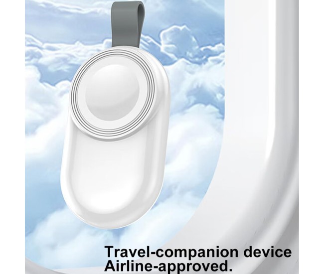 Incarcator Wireless pentru Smart Watch, Flippy, Compatibil cu Apple iWatch 1/9, Magnetic, Interfata TYPE-C, Fara Cablu direct in Statie sau Calculator, Alb Incarcator Wireless pentru Smart Watch, Flippy, Compatibil cu Apple iWatch 1/9, Magnetic, Interfata TYPE-C, Fara Cablu direct in Statie sau Calculator, Alb