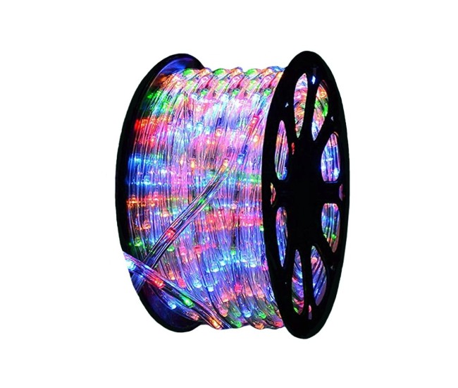 Instalatie Craciun, 80 m, 1920 Led-uri, Furtun Luminos, Multicolor, Transformator, Sectionabila, 220 V, Flippy Instalatie Craciun, 80 m, 1920 Led-uri, Furtun Luminos, Multicolor, Transformator, Sectionabila, 220 V, Flippy