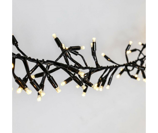 Instalatie Craciun Profesionala de Exterior IP65, 20 m, 200 Led-uri Mari ,Liniara, Alb cald, Interconectabila, Prelungitor 1.5 m inclus, Fir Negru, Flippy Instalatie Craciun Profesionala de Exterior IP65, 20 m, 200 Led-uri Mari ,Liniara, Alb cald, Interconectabila, Prelungitor 1.5 m inclus, Fir Negru, Flippy