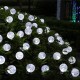 Instalatie Craciun, Tip Globuri de cristal, 30 Led-uri, 6.5 metri, Alb rece, Energie solara, Senzor de lumina, Flippy Instalatie Craciun, Tip Globuri de cristal, 30 Led-uri, 6.5 metri, Alb rece, Energie solara, Senzor de lumina, Flippy