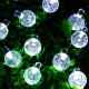 Instalatie Craciun, Tip Globuri de cristal, 30 Led-uri, 6.5 metri, Alb rece, Energie solara, Senzor de lumina, Flippy Instalatie Craciun, Tip Globuri de cristal, 30 Led-uri, 6.5 metri, Alb rece, Energie solara, Senzor de lumina, Flippy