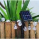 Instalatie Craciun, Tip Globuri de cristal, 30 Led-uri, 6.5 metri, Alb rece, Energie solara, Senzor de lumina, Flippy Instalatie Craciun, Tip Globuri de cristal, 30 Led-uri, 6.5 metri, Alb rece, Energie solara, Senzor de lumina, Flippy