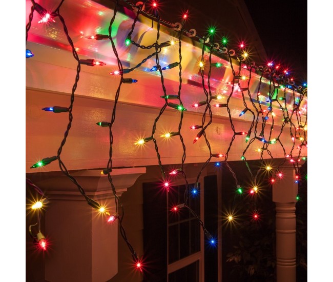 Instalatie Craciun Turturi, IP44, 5 m, 143 Led-uri ,Perdea Franjurata, Multicolor, 8 jocuri de lumini, Transformator 31 V, Putere 9 W, Interconectabila, Interior/Exterior, Prelungitor 5 m inclus, Fir Transparent, Flippy Instalatie Craciun Turturi, IP44, 5 m, 143 Led-uri ,Perdea Franjurata, Multicolor, 8 jocuri de lumini, Transformator 31 V, Putere 9 W, Interconectabila, Interior/Exterior, Prelungitor 5 m inclus, Fir Transparent, Flippy