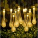 Instalatie Solara 6 m, 28 Led-uri cu Ornament tip picatura de apa, Liniara, Fir negru, Interior, Exterior, Alb Cald Instalatie Solara 6 m, 28 Led-uri cu Ornament tip picatura de apa, Liniara, Fir negru, Interior, Exterior, Alb Cald