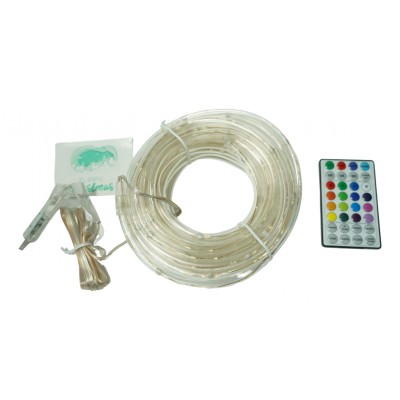Instalatie de Craciun,10 metri,100 LED-uri,telecomanda 32 de functii,multicolor RGB,USB,tub luminos,interior/exterior,Flippy Instalatie de Craciun,10 metri,100 LED-uri,telecomanda 32 de functii,multicolor RGB,USB,tub luminos,interior/exterior,Flippy