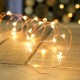 Instalatie de Craciun cu Baterii Tip Liniar, 2 jocuri de lumini, Fir Cupru 10 m 100 LED -uri, Alb Cald Instalatie de Craciun cu Baterii Tip Liniar, 2 jocuri de lumini, Fir Cupru 10 m 100 LED -uri, Alb Cald