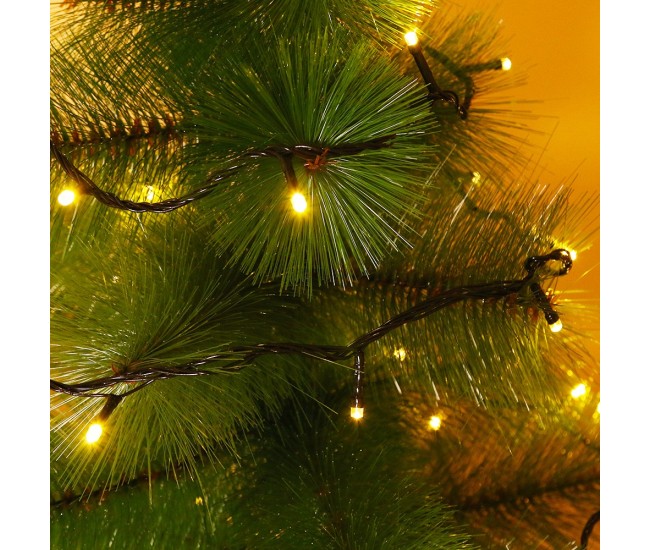 Instalatie de Craciun, Flippy®, Tip Liniara, Fir Negru, 9 m, 100 LED-uri, Interconectabila, Alb Cald Instalatie de Craciun, Flippy®, Tip Liniara, Fir Negru, 9 m, 100 LED-uri, Interconectabila, Alb Cald