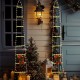 Instalatie LED de Craciun, Flippy, cu Accesorii, Lumina Calda, Lungime 1m, 80 de Luminite, 6 Straturi, Model Mos Craciun pe Scara, Multicolor Instalatie LED de Craciun, Flippy, cu Accesorii, Lumina Calda, Lungime 1m, 80 de Luminite, 6 Straturi, Model Mos Craciun pe Scara, Multicolor