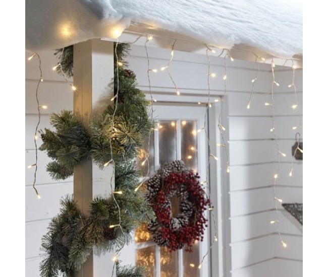 Instalatie Solara Craciun Turturi, IP44, 5 m, 143 Led-uri, Perdea Franjurata, Alb cald, 8 jocuri de lumini, cu Telecomanda, 31V, 250 mAh, Acumulator de 1200 mAh, Exterior, Prelungitor 3 m inclus, Fir Transparent, Flippy Instalatie Solara Craciun Turturi, IP44, 5 m, 143 Led-uri, Perdea Franjurata, Alb cald, 8 jocuri de lumini, cu Telecomanda, 31V, 250 mAh, Acumulator de 1200 mAh, Exterior, Prelungitor 3 m inclus, Fir Transparent, Flippy