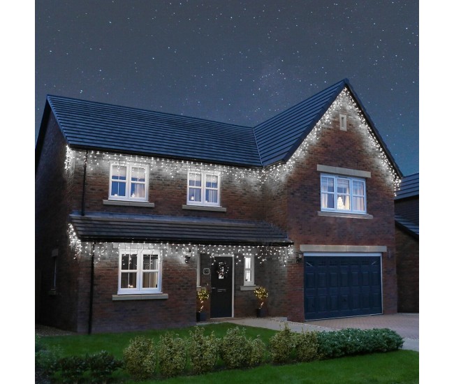 Instalatie Solara Craciun Turturi, IP44, 5 m, 143 Led-uri, Perdea Franjurata, Alb rece, 8 jocuri de lumini, cu Telecomanda, 31V, 500 mAh, Acumulator de 2400 mAh, Exterior, Prelungitor 5 m inclus, Fir Transparent, Flippy Instalatie Solara Craciun Turturi, IP44, 5 m, 143 Led-uri, Perdea Franjurata, Alb rece, 8 jocuri de lumini, cu Telecomanda, 31V, 500 mAh, Acumulator de 2400 mAh, Exterior, Prelungitor 5 m inclus, Fir Transparent, Flippy