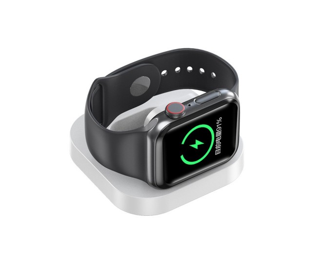 Incarcator Wireless pentru Smart iWatch, Flippy, Compatibil cu Apple iWatch 1/9, Magnetic Charger, Interfata TYPE-C, 3W, 7.5 x 7.5 x 1.2 cm, Pliabil, Alb Incarcator Wireless pentru Smart iWatch, Flippy, Compatibil cu Apple iWatch 1/9, Magnetic Charger, Interfata TYPE-C, 3W, 7.5 x 7.5 x 1.2 cm, Pliabil, Alb