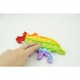 Jucarie antistres din silicon, Flippy, Pop It Now and Flip It, Dinozaur mic, Multicolor V3