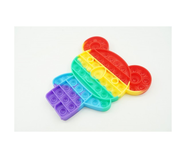 Jucarie antistres din silicon, Flippy, Pop It Now and Flip It, Ursulet Koala, Multicolor Jucarie antistres din silicon, Flippy, Pop It Now and Flip It, Ursulet Koala, Multicolor