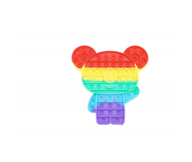 Jucarie antistres din silicon, Flippy, Pop It Now and Flip It, Ursulet Koala, Multicolor Jucarie antistres din silicon, Flippy, Pop It Now and Flip It, Ursulet Koala, Multicolor