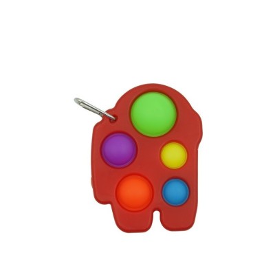 Jucarie Antistres Flippy - Fidget Toy, Simple Dimple, Among us, Rosu Jucarie Antistres Flippy - Fidget Toy, Simple Dimple, Among us, Rosu