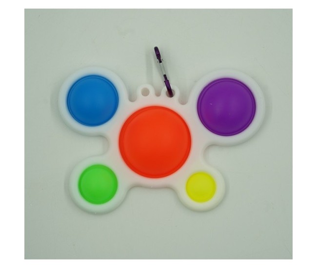 Jucarie Antistres Flippy - Fidget Toy, Simple Dimple, Crab, Multicolor Jucarie Antistres Flippy - Fidget Toy, Simple Dimple, Crab, Multicolor