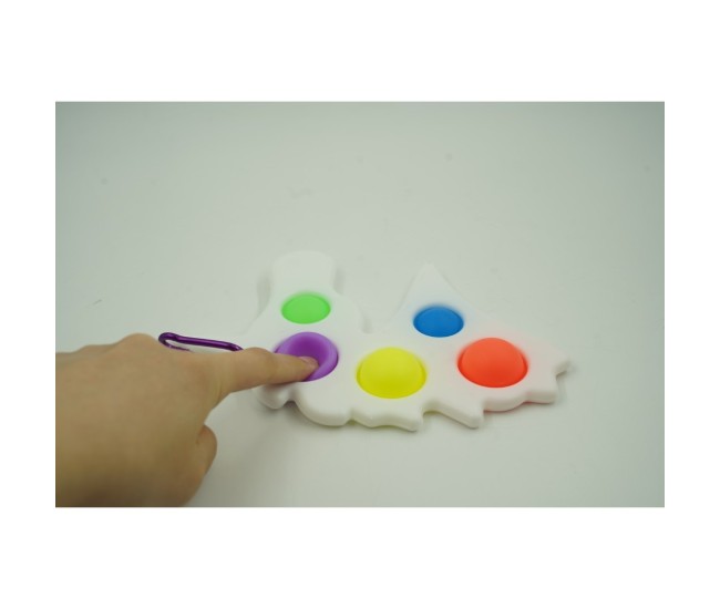 Jucarie Antistres Flippy - Fidget Toy, Simple Dimple, Unicorn, Alb Jucarie Antistres Flippy - Fidget Toy, Simple Dimple, Unicorn, Alb