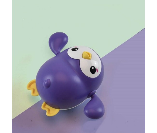 Jucarie de baie interactiva pentru copii, Flippy, pinguinul mov Jucarie de baie interactiva pentru copii, Flippy, pinguinul mov