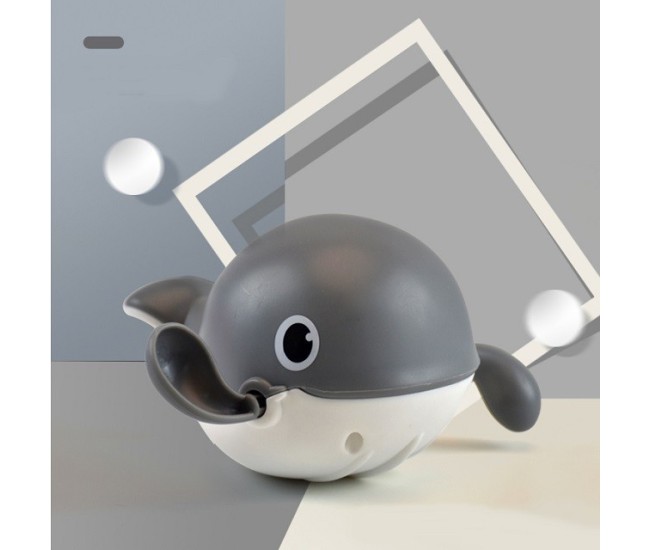 Jucarie de baie pentru copii, Flippy, balena gri Jucarie de baie pentru copii, Flippy, balena gri