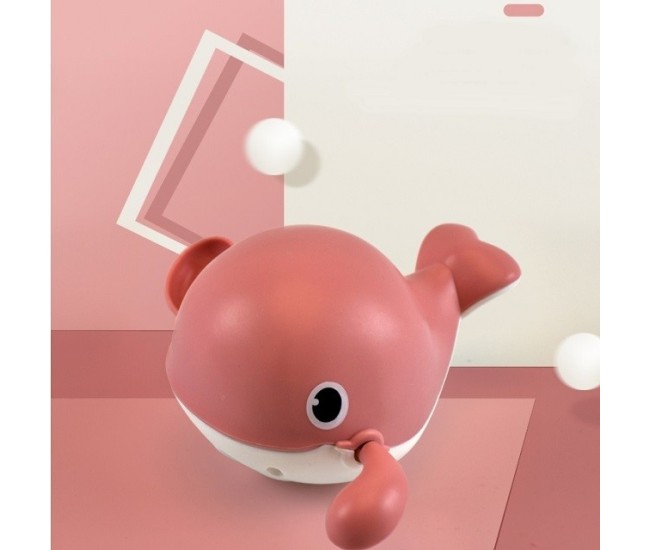 Jucarie de baie pentru copii, Flippy, balena roz Jucarie de baie pentru copii, Flippy, balena roz