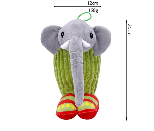 Jucarie Moale de Plus Italian Brainrot, Flippy, cu Agatatoare, Model Elefant Cactus Lirili Larila, Jucarie Moale pentru Copii, 25 x 12 cm, Verde Gri Jucarie Moale de Plus Italian Brainrot, Flippy, cu Agatatoare, Model Elefant Cactus Lirili Larila, Jucarie Moale pentru Copii, 25 x 12 cm, Verde Gri