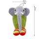 Jucarie Moale de Plus Italian Brainrot, Flippy, cu Agatatoare, Model Elefant Cactus Lirili Larila, Jucarie Moale pentru Copii, 25 x 12 cm, Verde Gri Jucarie Moale de Plus Italian Brainrot, Flippy, cu Agatatoare, Model Elefant Cactus Lirili Larila, Jucarie Moale pentru Copii, 25 x 12 cm, Verde Gri