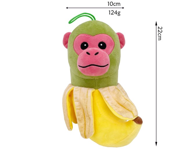 Jucarie Moale de Plus Italian Brainrot, Flippy, cu Agatatoare, Model Maimuta Banana Chimpanzini Bananini, Jucarie Moale pentru Copii, 22 x 10 cm, Verde Galben Jucarie Moale de Plus Italian Brainrot, Flippy, cu Agatatoare, Model Maimuta Banana Chimpanzini Bananini, Jucarie Moale pentru Copii, 22 x 10 cm, Verde Galben
