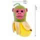 Jucarie Moale de Plus Italian Brainrot, Flippy, cu Agatatoare, Model Maimuta Banana Chimpanzini Bananini, Jucarie Moale pentru Copii, 22 x 10 cm, Verde Galben Jucarie Moale de Plus Italian Brainrot, Flippy, cu Agatatoare, Model Maimuta Banana Chimpanzini Bananini, Jucarie Moale pentru Copii, 22 x 10 cm, Verde Galben