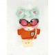 Jucarie De Plus Rata Lalafanfan Flippy - Obrajii Rosii, Haine Si Accesorii Random, Diverse culori Jucarie De Plus Rata Lalafanfan Flippy - Obrajii Rosii, Haine Si Accesorii Random, Diverse culori
