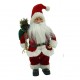 Jucarie decorativa, Flippy, Mos Craciun , standard, lana, tesatura de plus, poliester, 32 cm inaltime, interior/exterior