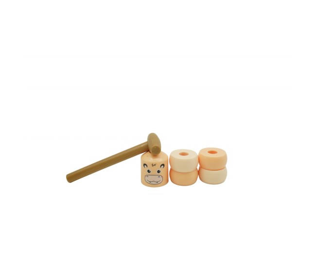 Jucarie Pentru Copii, Flippy, Hipopotam Indestructibil, 6 Piese Demontabile, +3 Ani, Roz Jucarie Pentru Copii, Flippy, Hipopotam Indestructibil, 6 Piese Demontabile, +3 Ani, Roz