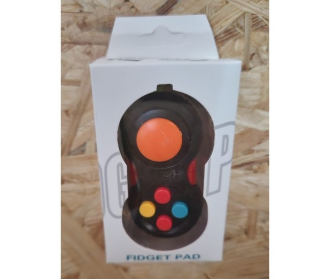 Jucarie Interactiva, Flippy, Model Fidget Pad, Antistres, +3 Ani, Functii Multiple, 5.5 x 3.5 x 11 cm, Negru Jucarie Interactiva, Flippy, Model Fidget Pad, Antistres, +3 Ani, Functii Multiple, 5.5 x 3.5 x 11 cm, Negru