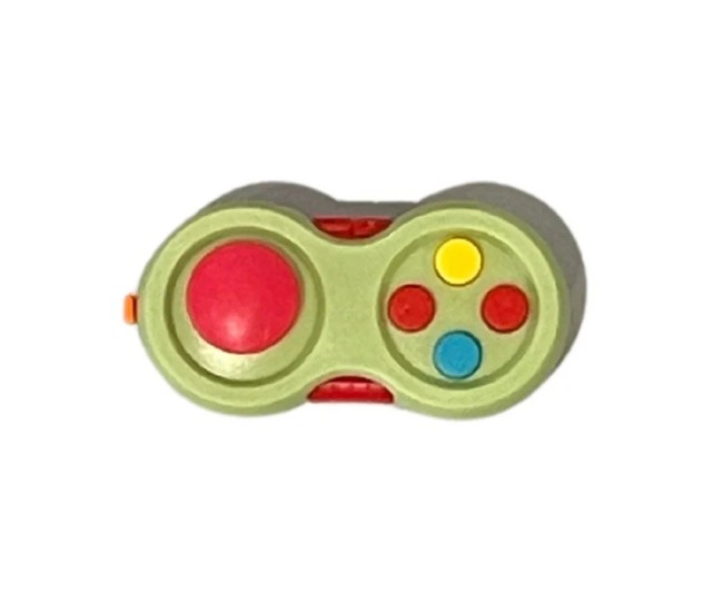 Jucarie Interactiva, Flippy, Model Fidget Pad, Antistres, +3 Ani, Functii Multiple, 5.5 x 3.5 x 11 cm, Verde Jucarie Interactiva, Flippy, Model Fidget Pad, Antistres, +3 Ani, Functii Multiple, 5.5 x 3.5 x 11 cm, Verde