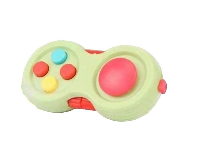 Jucarie Interactiva, Flippy, Model Fidget Pad, Antistres, +3 Ani, Functii Multiple, 5.5 x 3.5 x 11 cm, Verde Jucarie Interactiva, Flippy, Model Fidget Pad, Antistres, +3 Ani, Functii Multiple, 5.5 x 3.5 x 11 cm, Verde