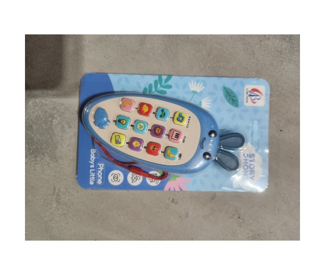 Jucarie Interactiva, Flippy, Telefon Inteligent, Model Morcov, Functii Educative, Muzicale si Voce, 4-6 ani, 19 x 11.5 cm, din Plastic, Albastru Jucarie Interactiva, Flippy, Telefon Inteligent, Model Morcov, Functii Educative, Muzicale si Voce, 4-6 ani, 19 x 11.5 cm, din Plastic, Albastru