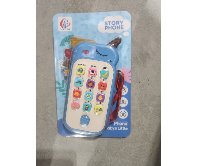 Jucarie Interactiva, Flippy, Telefon Inteligent, Model Unicorn, Functii Educative, Muzicale si Voce, 4-6 ani, 19 x 11.5 cm, din Plastic, Albastru Jucarie Interactiva, Flippy, Telefon Inteligent, Model Unicorn, Functii Educative, Muzicale si Voce, 4-6 ani, 19 x 11.5 cm, din Plastic, Albastru