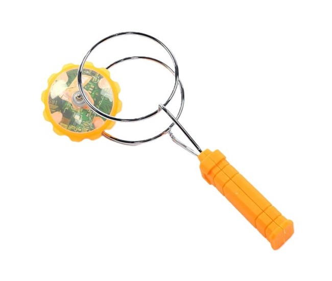 Jucarie Interactiva, Flippy, Titirez Magnetic, cu Led, 19.8 x 5 cm, Portocaliu