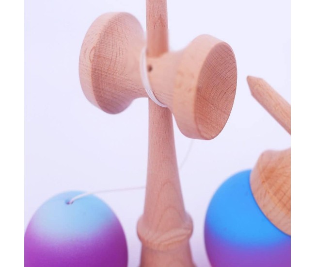 Jucarie Interactiva Kendama, Flippy, din Lemn, 18 cm, Joc de Indemanare pentru Copii si Adulti, Model Gradient 1, Roz/Mov/Albastru Jucarie Interactiva Kendama, Flippy, din Lemn, 18 cm, Joc de Indemanare pentru Copii si Adulti, Model Gradient 1, Roz/Mov/Albastru