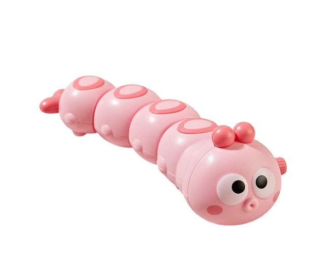 Jucarie mecanica pentru copii Flippy, omida haioasa, material ABS, cu cheita, distractiva, se taraste, se misca, 15 x 4 cm, roz Jucarie mecanica pentru copii Flippy, omida haioasa, material ABS, cu cheita, distractiva, se taraste, se misca, 15 x 4 cm, roz