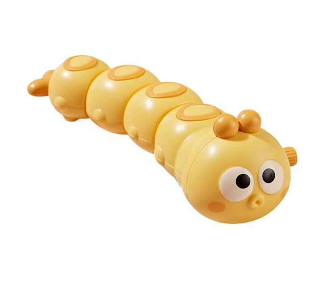 Jucarie mecanica pentru copii Flippy, omida haioasa, material ABS, cu cheita, distractiva, se taraste, se misca, 15 x 4 cm, galben Jucarie mecanica pentru copii Flippy, omida haioasa, material ABS, cu cheita, distractiva, se taraste, se misca, 15 x 4 cm, galben