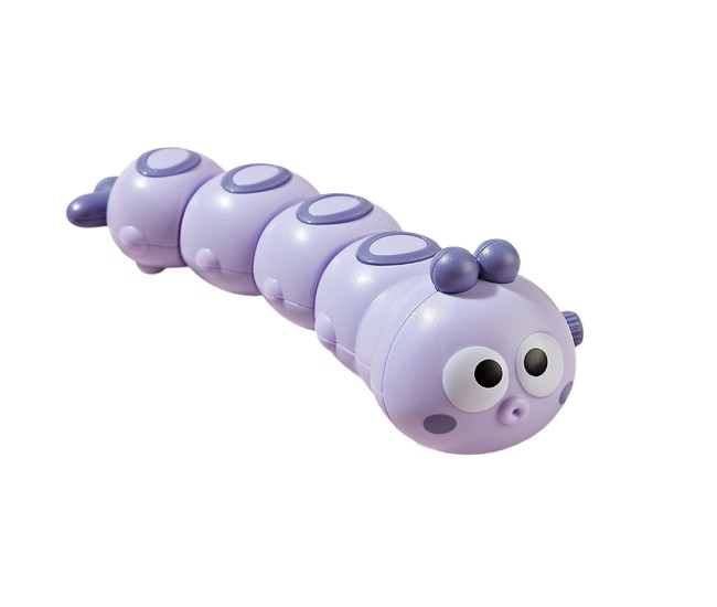 Jucarie mecanica pentru copii Flippy, omida haioasa, cu cheita, distractiva, se taraste, se misca, 15 x 4 cm, mov Jucarie mecanica pentru copii Flippy, omida haioasa, cu cheita, distractiva, se taraste, se misca, 15 x 4 cm, mov