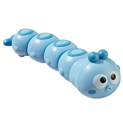 Jucarie mecanica pentru copii Flippy, omida haioasa, material ABS, cu cheita, distractiva, se taraste, se misca, 15 x 4 cm, albastru Jucarie mecanica pentru copii Flippy, omida haioasa, material ABS, cu cheita, distractiva, se taraste, se misca, 15 x 4 cm, albastru