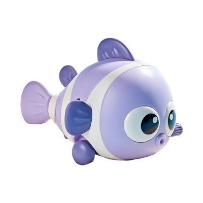 Jucarie mecanica pentru copii Flippy, pestisor haios, cu cheita, distractiv, se taraste, se misca, 11 x 9 x 7.5 cm cm, mov Jucarie mecanica pentru copii Flippy, pestisor haios, cu cheita, distractiv, se taraste, se misca, 11 x 9 x 7.5 cm cm, mov