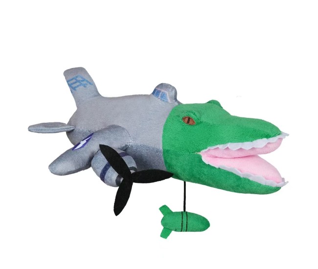 Jucarie Moale de Plus Italian Brainrot, Flippy, cu Agatatoare, Model Bombardiro Crocodilo Avion, Jucarie Moale pentru Copii, 28 x 10 cm, Verde Jucarie Moale de Plus Italian Brainrot, Flippy, cu Agatatoare, Model Bombardiro Crocodilo Avion, Jucarie Moale pentru Copii, 28 x 10 cm, Verde